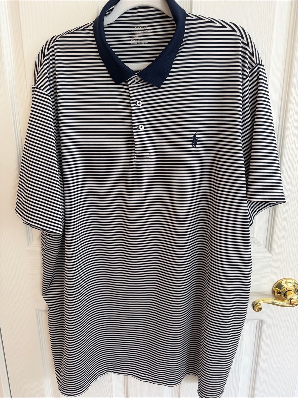 Polo by Ralph Lauren Navy & White Striped Polo